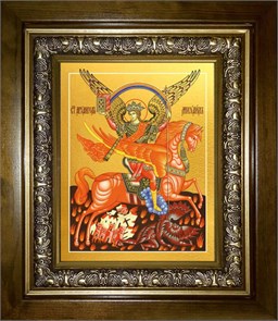 Михаил Архангел 14х18 в киоте 20х24 km_25_86