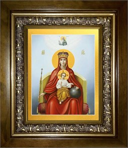 Державная икона Божией Матери 14х18 в киоте 20х24 km_25_152