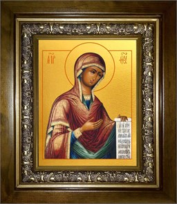 Деисусная икона Божией Матери 14х18 в киоте 20х24 km_25_184