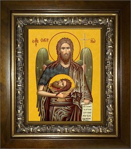 Иоанн Предтеча поясной 14х18 в киоте 20х24 km_25_204