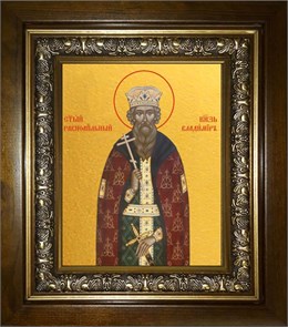 Владимир равноапостольный, Великий князь 14х18 в киоте 20х24 km_25_207