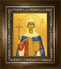 Нина просветительница Грузии, равноапостольная 14х18 в киоте 20х24 km_25_378