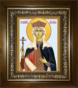 Елена равноапостольная царица 14х18 в киоте 20х24 km_25_381