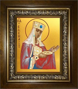 Елена равноапостольная царица 14х18 в киоте 20х24 km_25_422