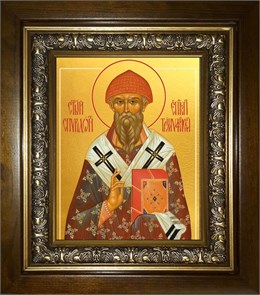 Спиридон Тримифунтский 14х18 в киоте 20х24 km_25_961
