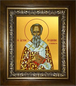 Иоанн Милостивый, Патриарх Александрийский, святитель 14х18 в киоте 20х24 km_25_1099