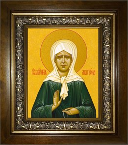 Матрона Московская блаженная 18х24 в киоте 24х30 km_25_1398