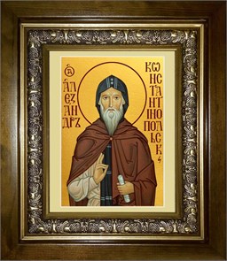 Александр Константинопольский, преподобный 18х24 в киоте 24х30 km_25_1402