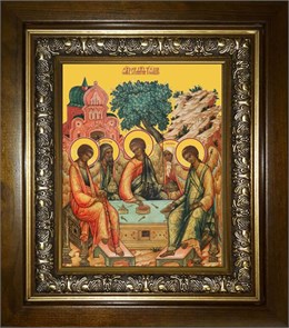 Святая Троица 18х24 в киоте 24х30 km_25_1417