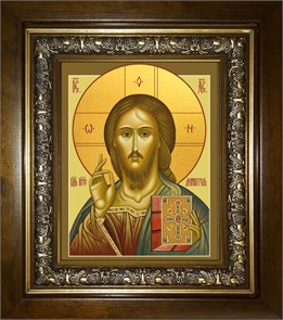 Господь Вседержитель 18х24 в киоте 24х30 km_25_1427