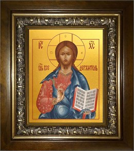 Господь Вседержитель 18х24 в киоте 24х30 km_25_1429