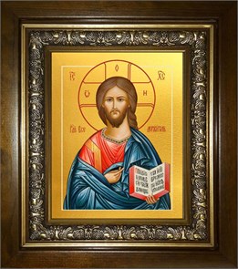 Господь Вседержитель 18х24 в киоте 24х30 km_25_1432