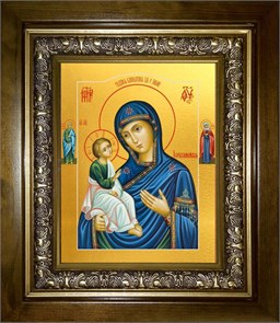 Иерусалимская икона Божией Матери 18х24 в киоте 24х30 km_25_1526