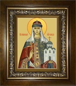 Ольга равноапостольная великая княгиня 18х24 в киоте 24х30 km_25_1651