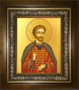 Бидзина мученик, князь Ксанский 18х24 в киоте 24х30 km_25_1806