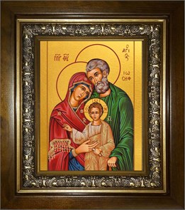 Святое Семейство 18х24 в киоте 24х30 km_25_2123