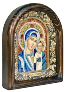 Икона Пресвятая Богородица Казанская бисер 243756
