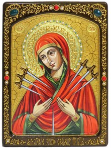 {{photo.Alt || photo.Description || 'Живописная икона Образ Божией Матери Умягчение злых сердец на кипарисе 21х29 аналойная'}}