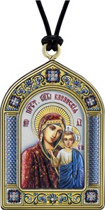 Подвесная Икона Божией Матери Казанская SIL025