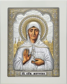Икона Святой Блаженной Матроны Московской SIL126