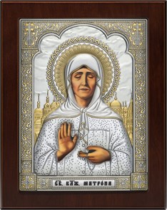 Икона Святой Блаженной Матроны Московской SIL127