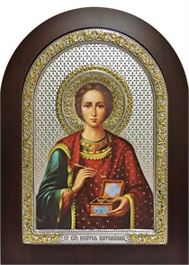 Икона Святого Целителя Пантелеимона SIL181