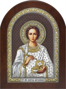 Икона Святого Целителя Пантелеимона SIL204