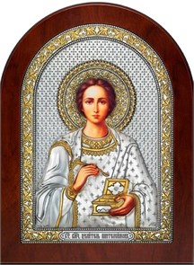 Икона Святого Целителя Пантелеимона SIL221