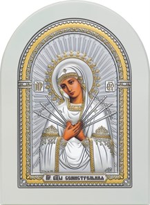 Икона Божией Матери Семистрельная SIL228