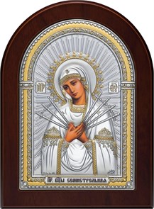 Икона Божией Матери Семистрельная SIL233