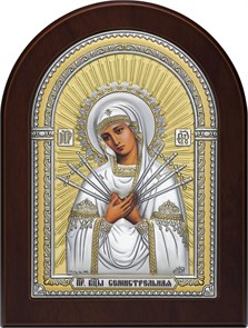 Икона Божией Матери Семистрельная SIL263