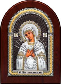 Икона Божией Матери Семистрельная SIL270