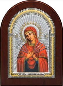 Икона Божией Матери Семистрельная SIL277