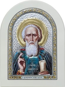 Икона Святого Преподобного Сергия Радонежского SIL282