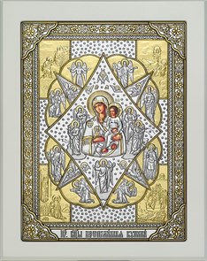 Икона Божией Матери Неопалимая Купина SIL348