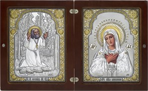 Двойной Створчатый Прямоугольный Складень 'Дивеевский' SIL493