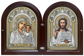 Двойной Створчатый Арочный Складень SIL598