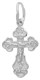 Крест серебряный прочный 0.6 гр. 226538