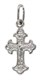 Крест серебряный прочный 0.78 гр. 226489