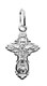 Крест серебрянный, с корундами, Царь Славы, 0.75 гр. 226306
