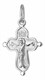 Крест серебрянный, с корундами, коллекция "Иваново", 1.40 гр. 226215