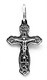 Крест серебряный черненый 1.59 гр. 226145