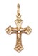 Крест серебряный позолоченный (красный) 1.37 гр. 226114