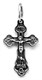 Крест серебряный черненый 1.78 гр. 226055