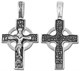 Крест серебряный черненый 2.43 гр. 225955