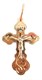 Крест серебряный позолоченный (красный) 2.17 гр. 225715