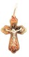 Крест серебряный позолоченный (красный) 1.74 гр. 225684