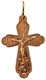 Крест серебряный позолоченный (красный) 2.41 гр. 225663