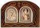 Икона дорожная серебряная КТП-05-3с кожа 224341 - фото 14556