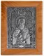 Икона литая серебряная дорожная с чернением 224336 - фото 14562